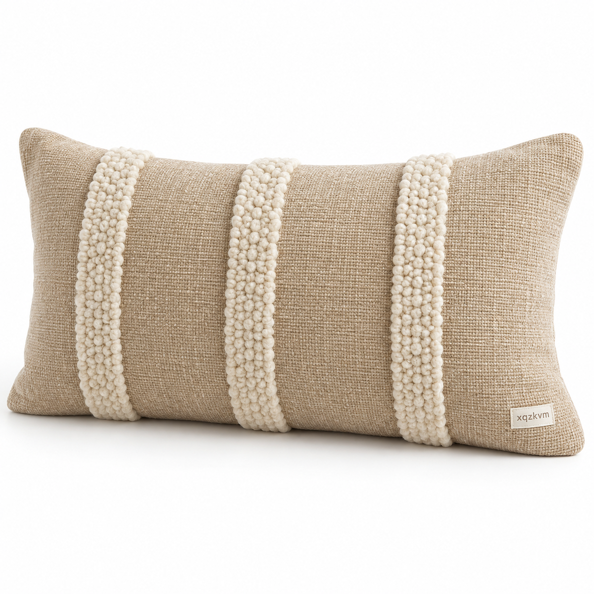 XQZKVM Sand Stripe Lumbar Cushion